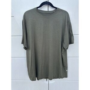 Lululemon Shirt Mens Extra Large Green Short Sleeve Crew Tee Active Casual Men